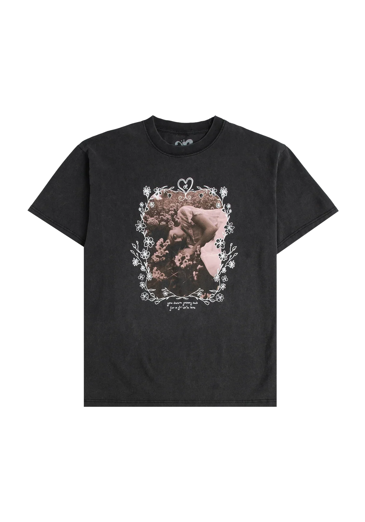 floral photo t-shirt