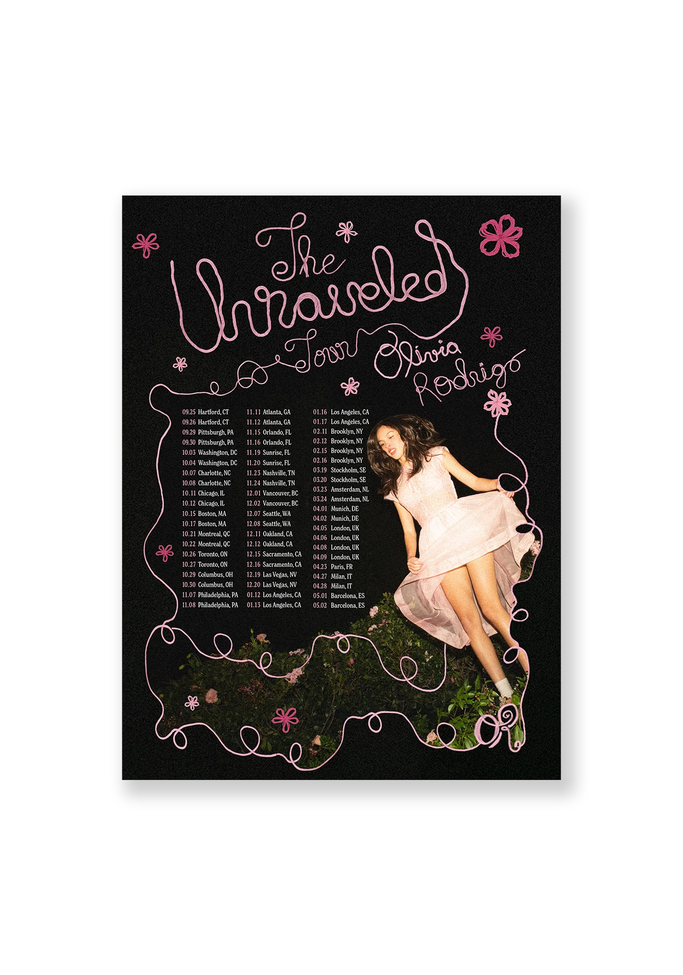 the unraveled tour poster